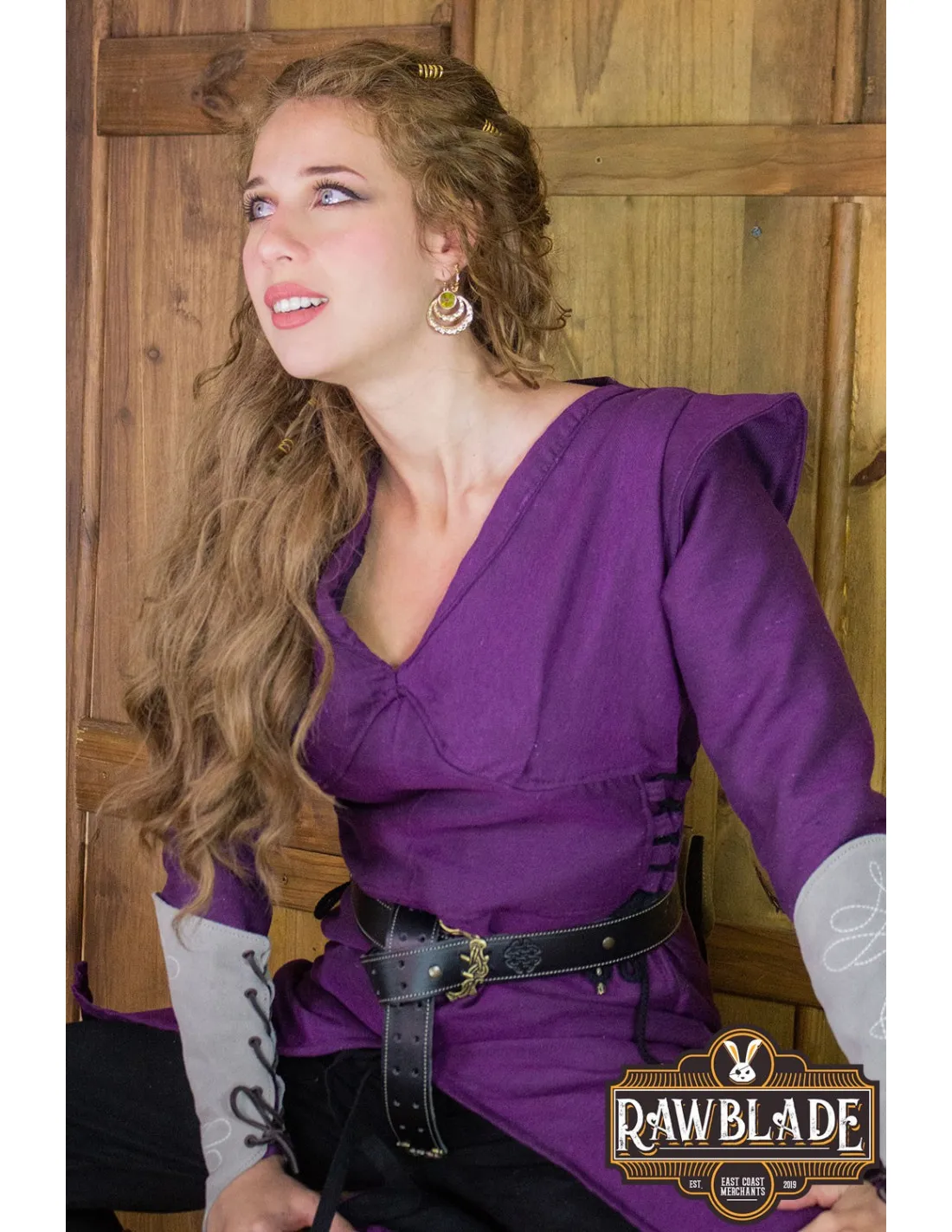 TúNICA NYANNA éLFICA  COLOR PúRPURA