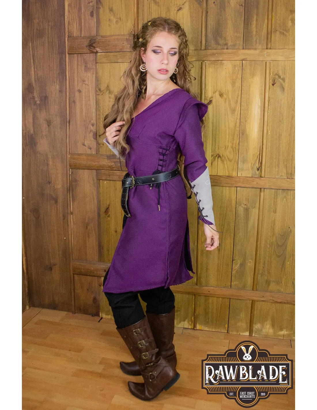 TúNICA NYANNA éLFICA  COLOR PúRPURA