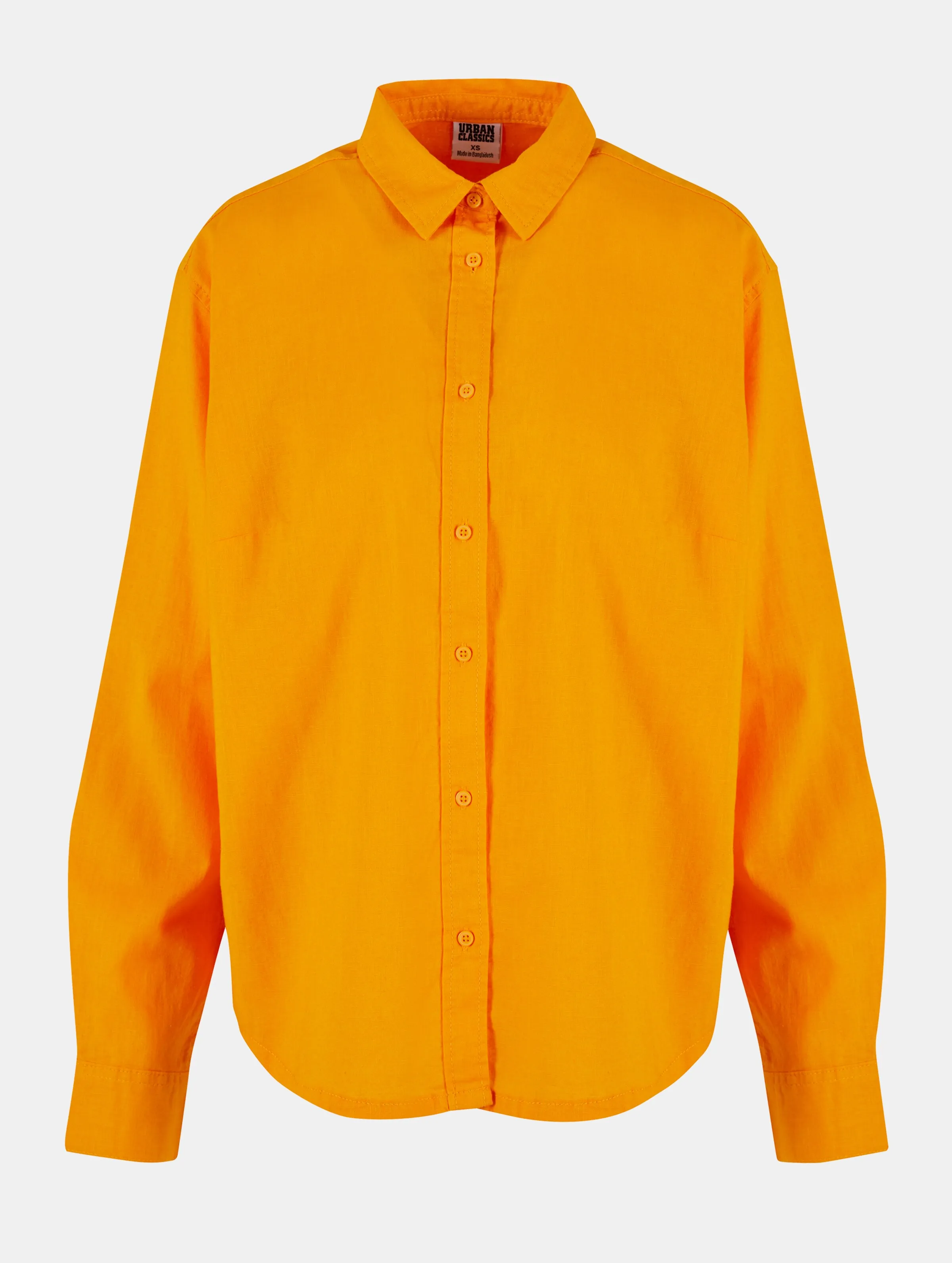 Urban Classics Ladies Linen Mixed Oversized Blusen