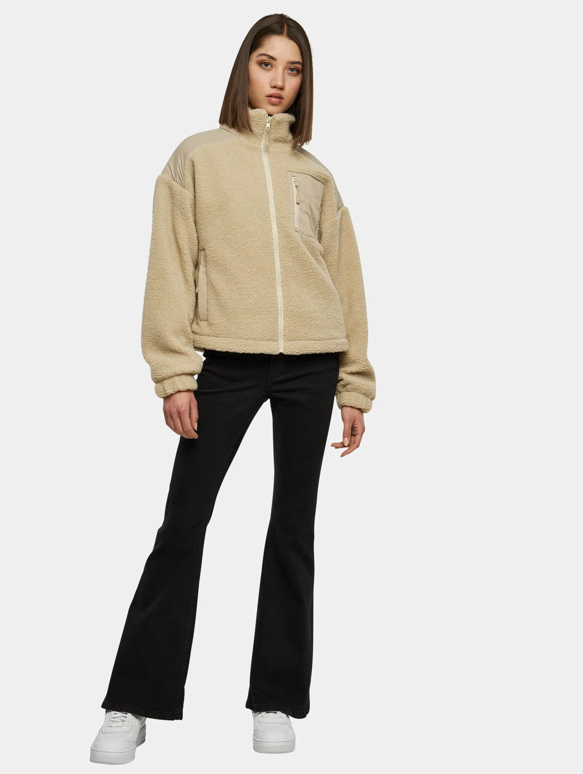 Urban Classics Ladies Sherpa Mix Winterjacken