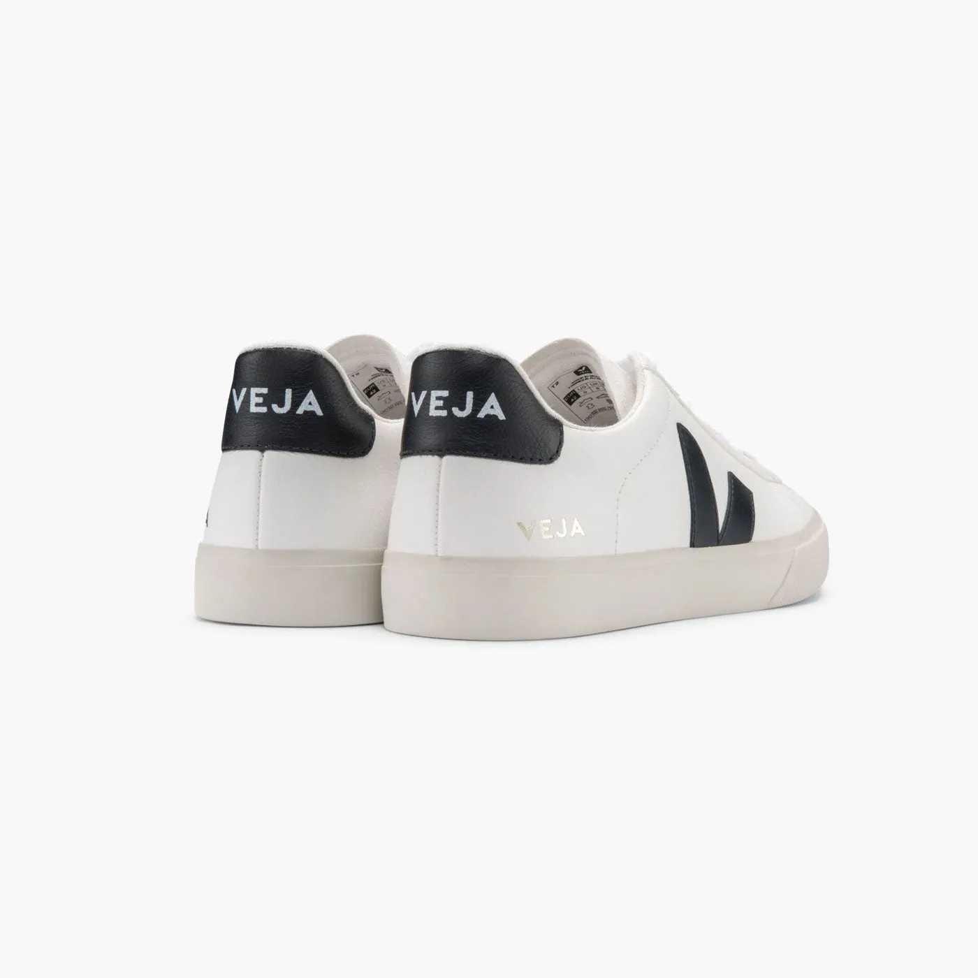 Veja Women's Campo Chromefree Leather Extra White Black