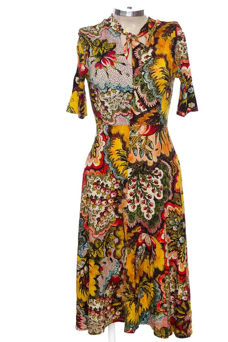 VESTIDO / ENTERIZO COLOR AMARILLO  DESIGUAL