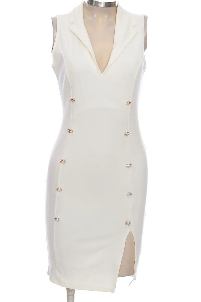VESTIDO / ENTERIZO COLOR BEIGE  GLAMOUR