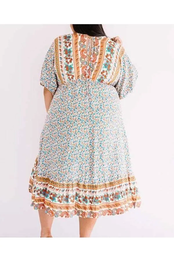 Vestido Bohemian tallas grandes verano