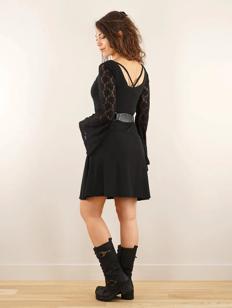 Vestido de mangas largas reversible 