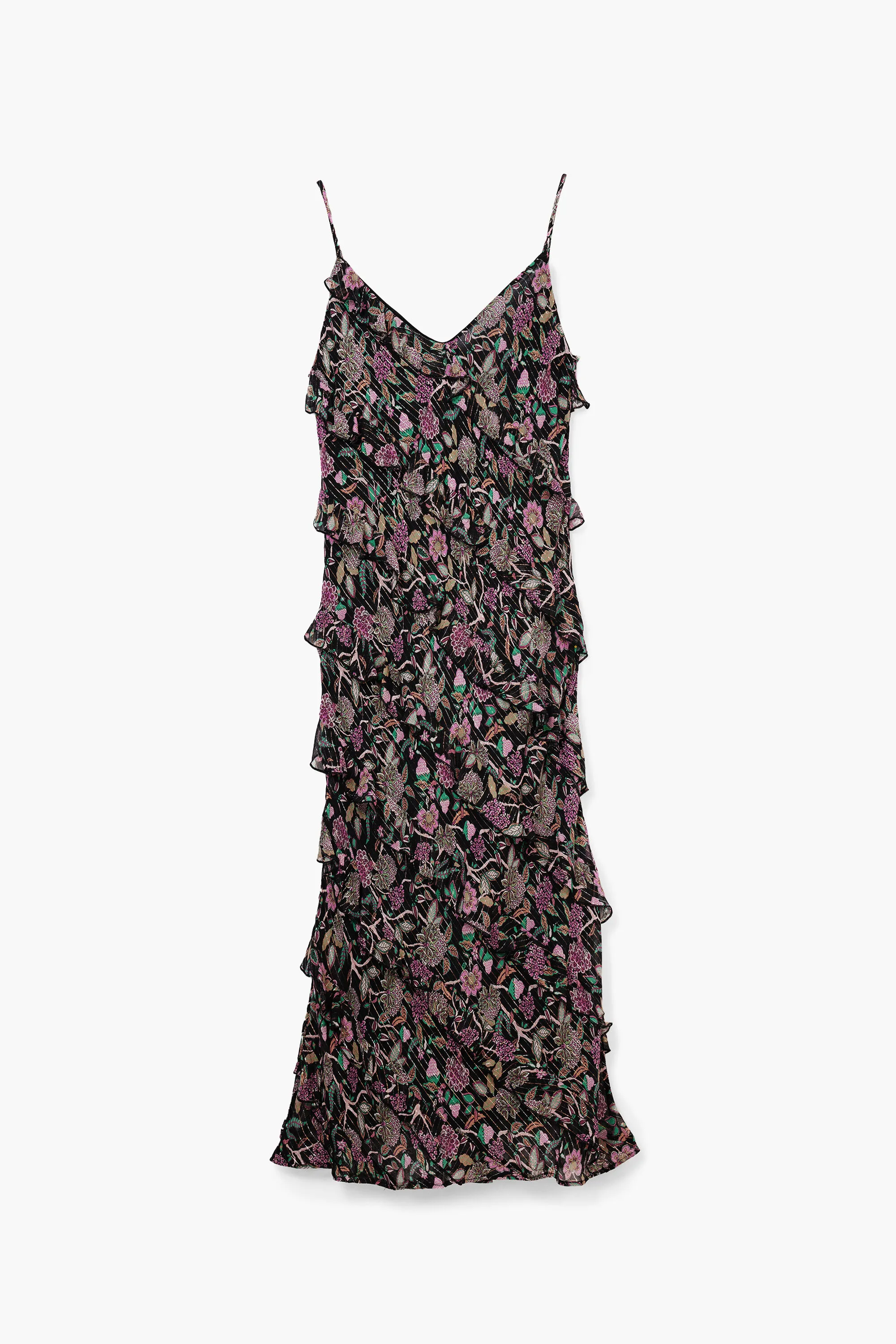 Vestit midi amb volants