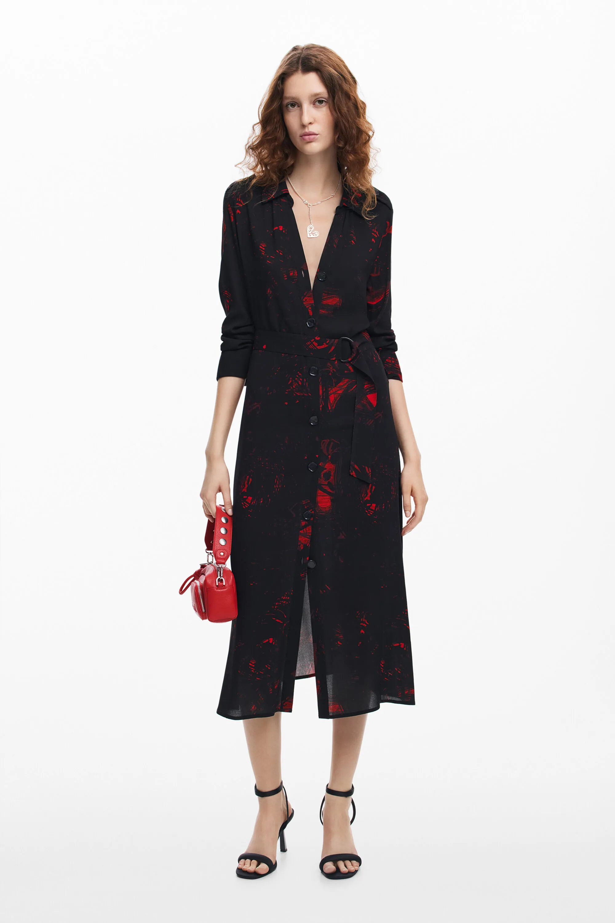 Vestit midi camisero M. Christian Lacroix