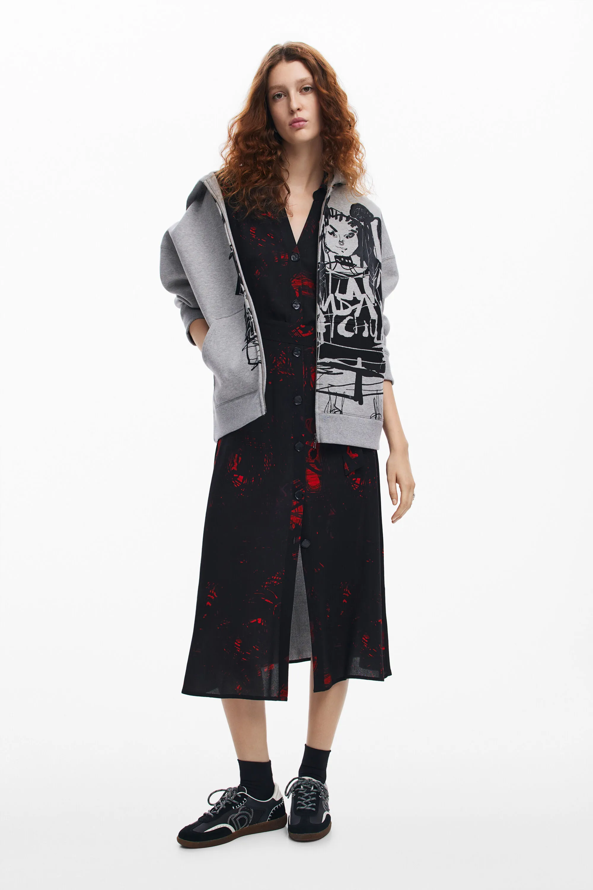 Vestit midi camisero M. Christian Lacroix