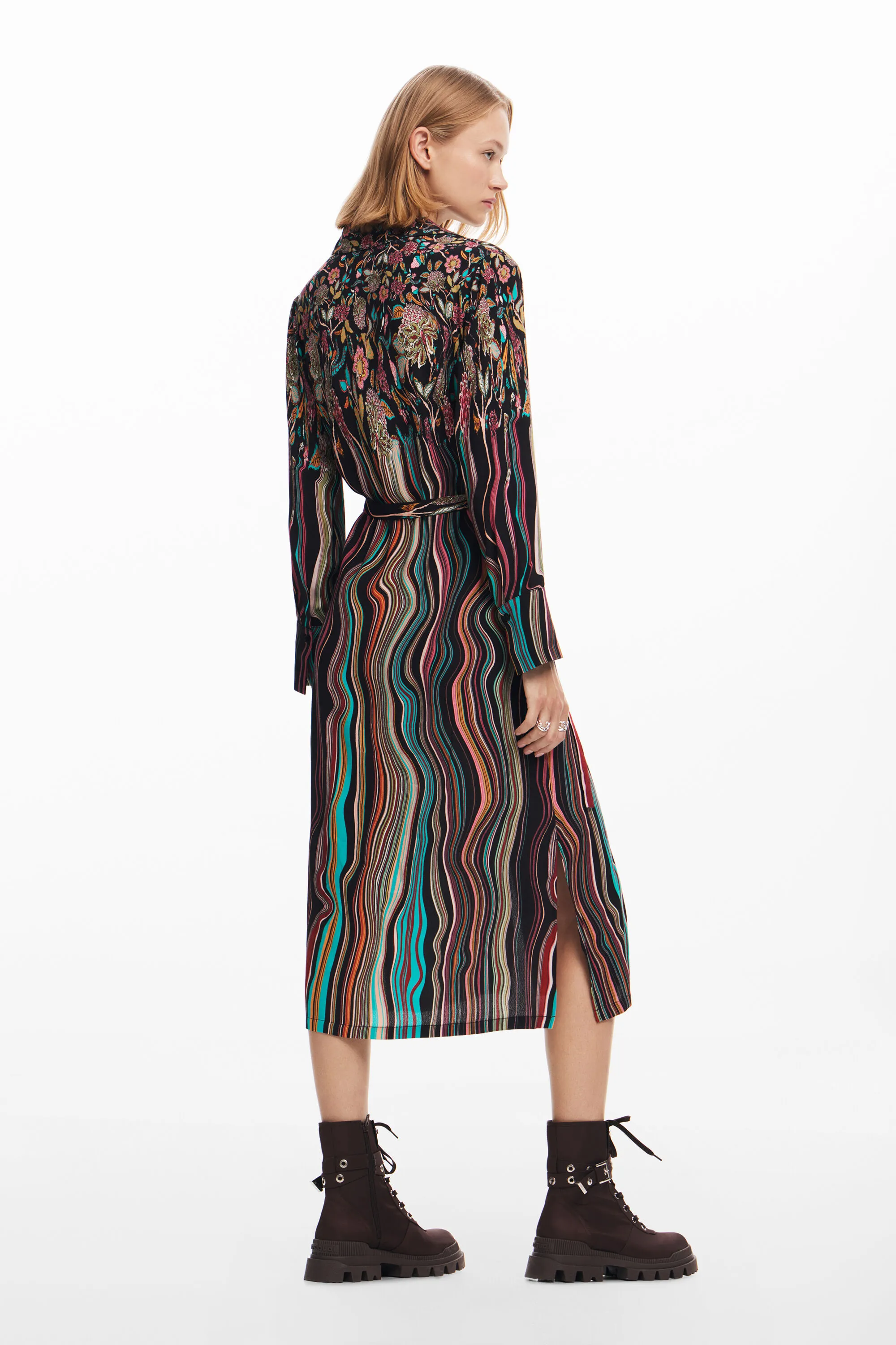Vestit midi camisero