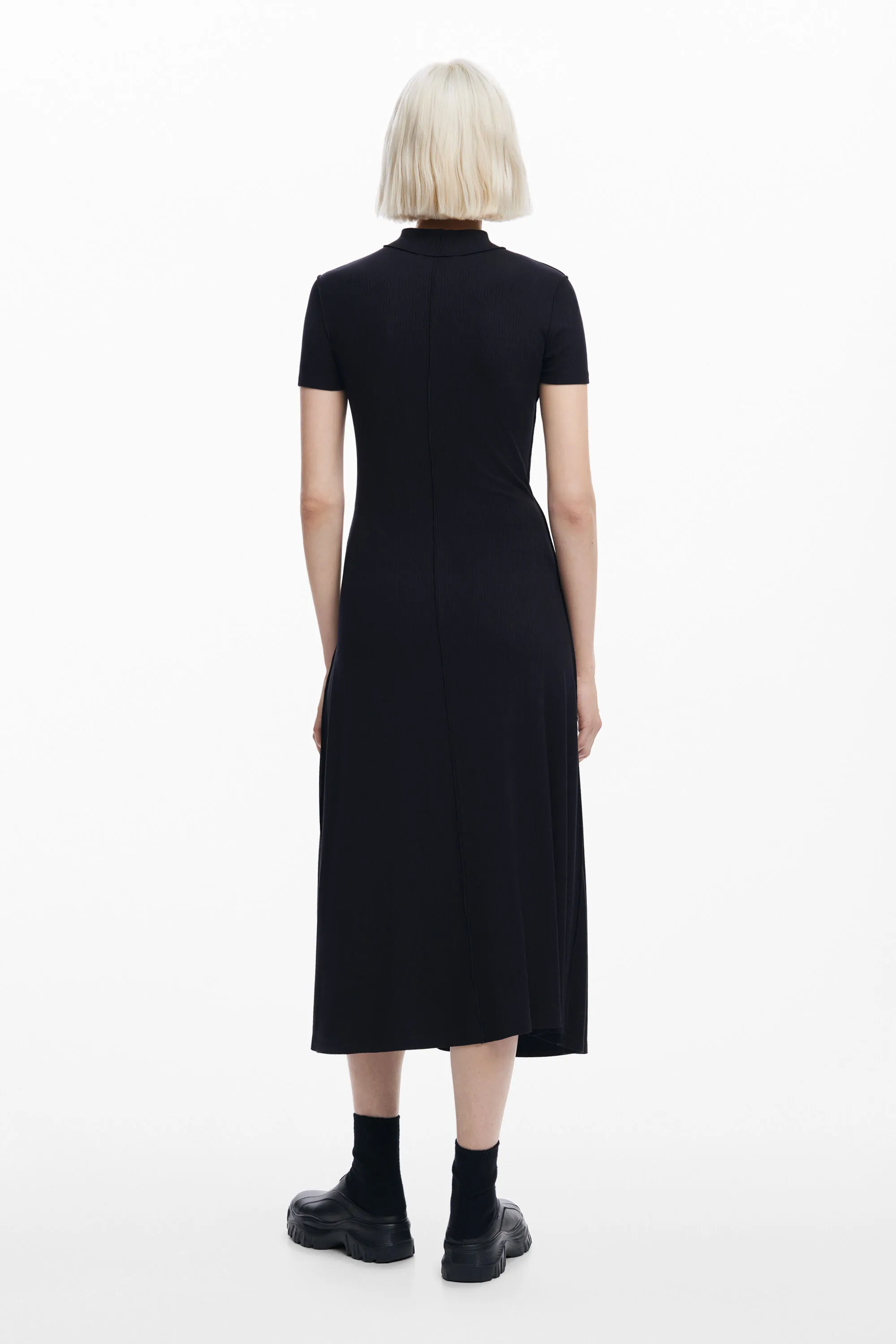 Vestit midi coll alt