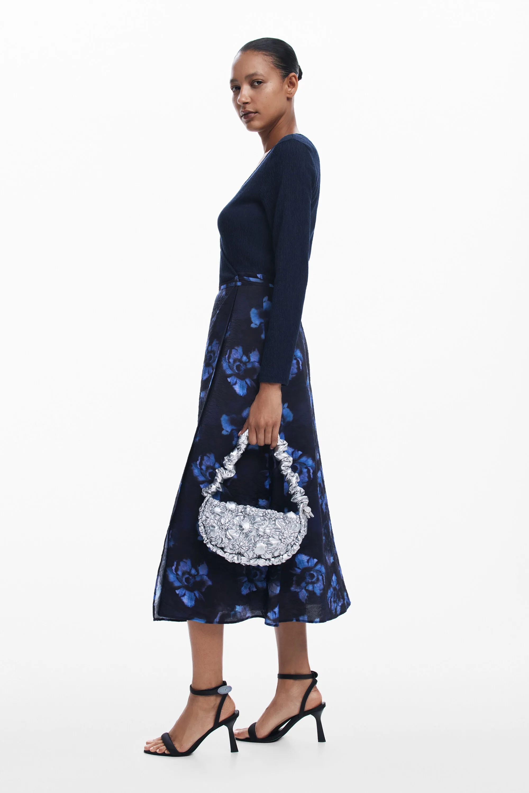 Vestit midi combinat