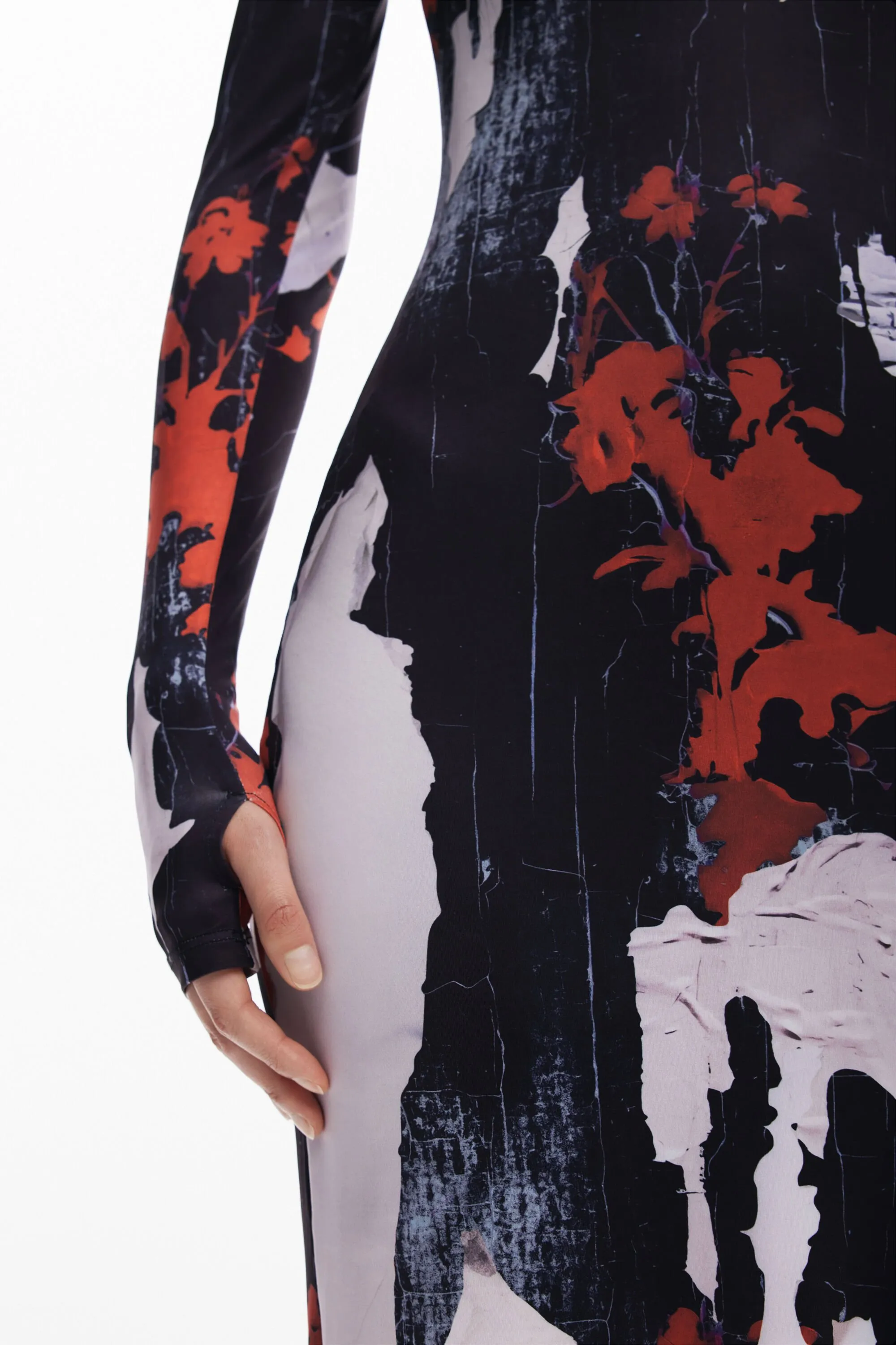 Vestit midi estampat Maitrepierre