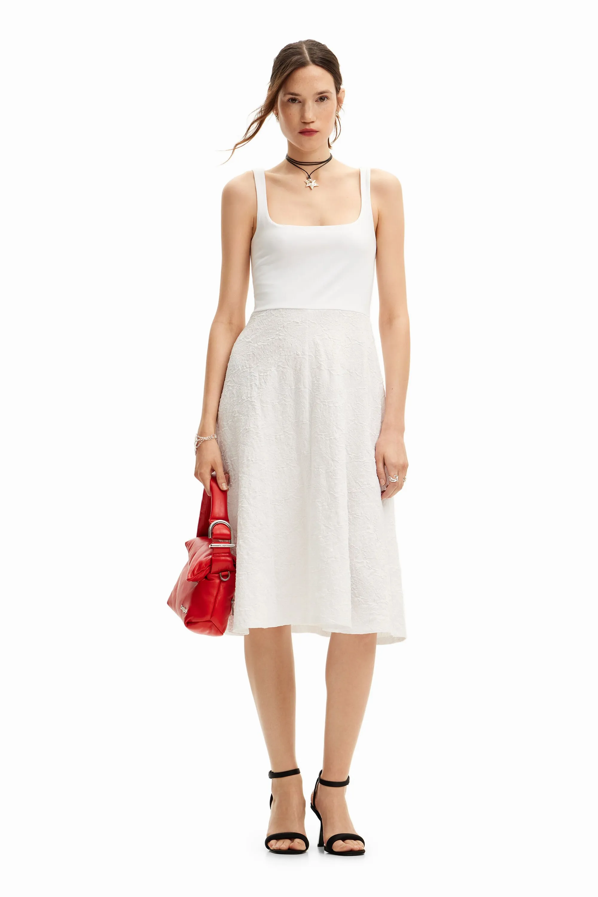 Vestit midi evasé