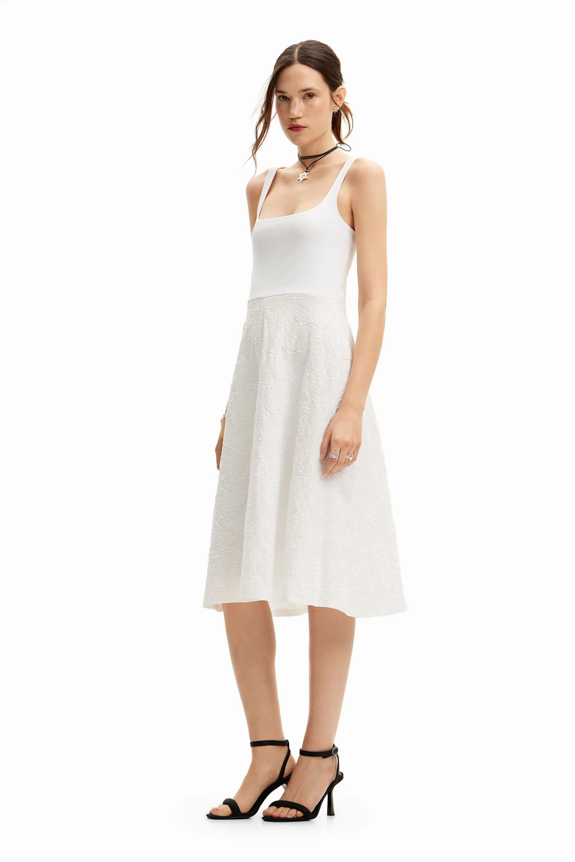 Vestit midi evasé