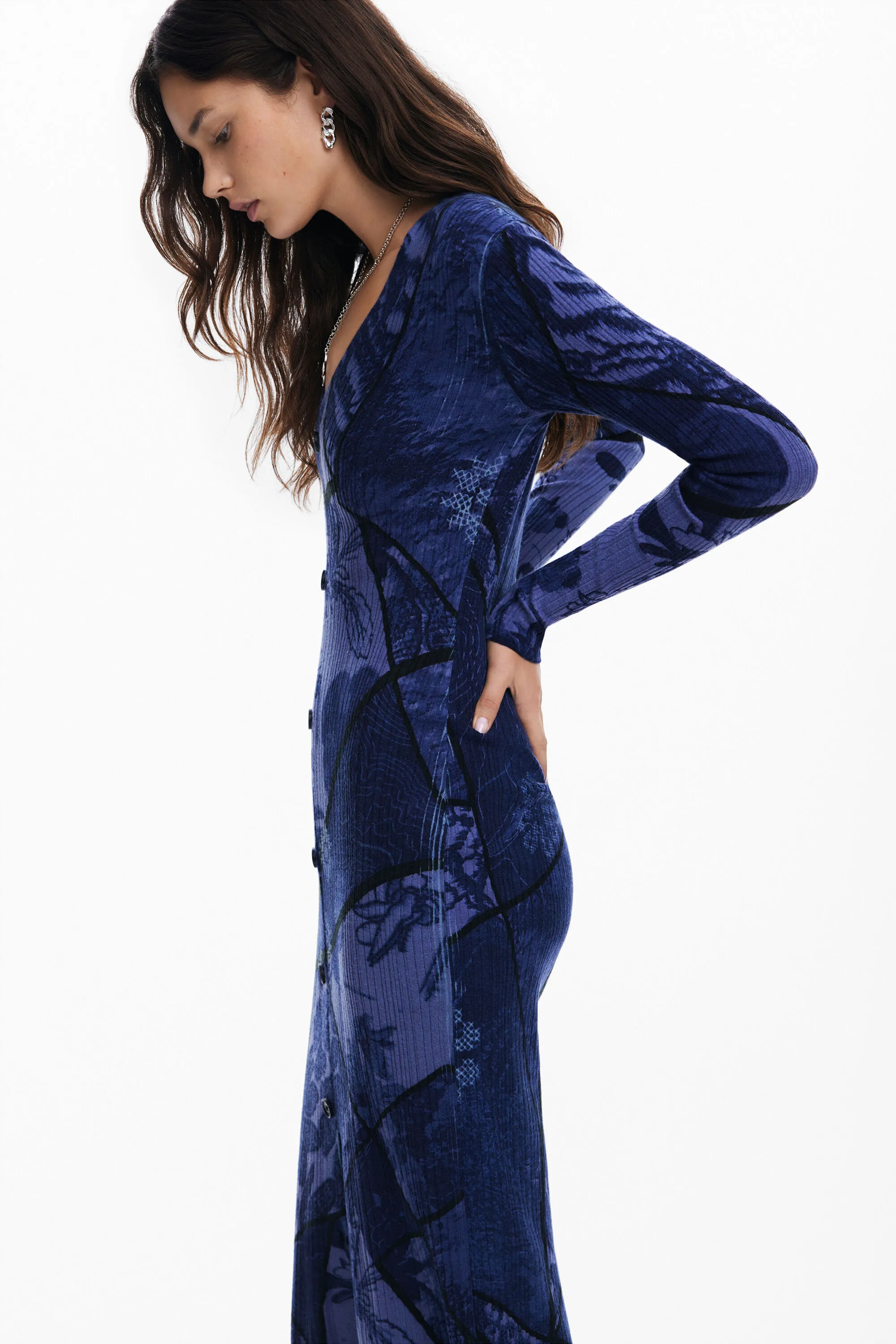 Vestit midi flors