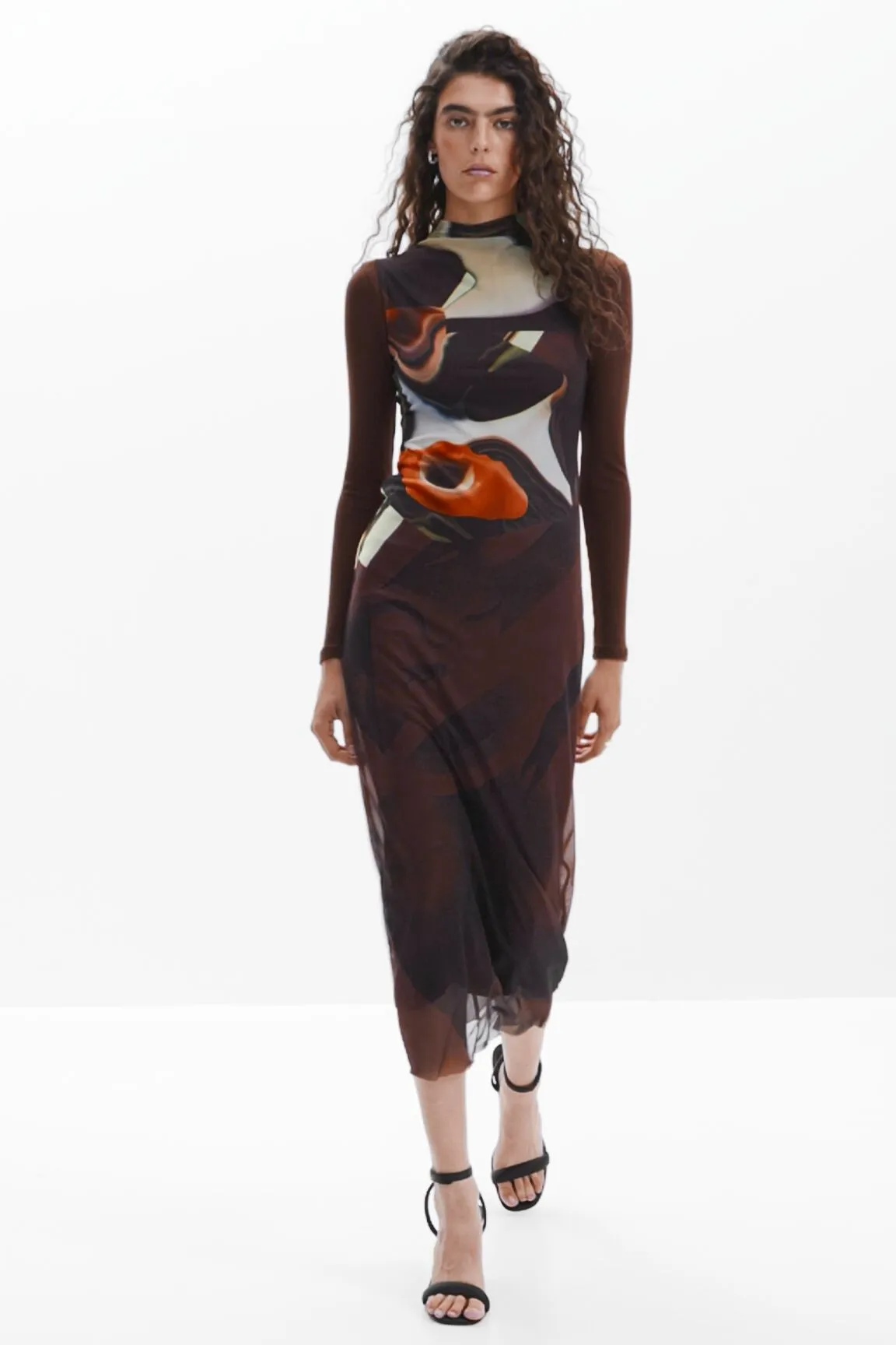 Vestit midi multiposició