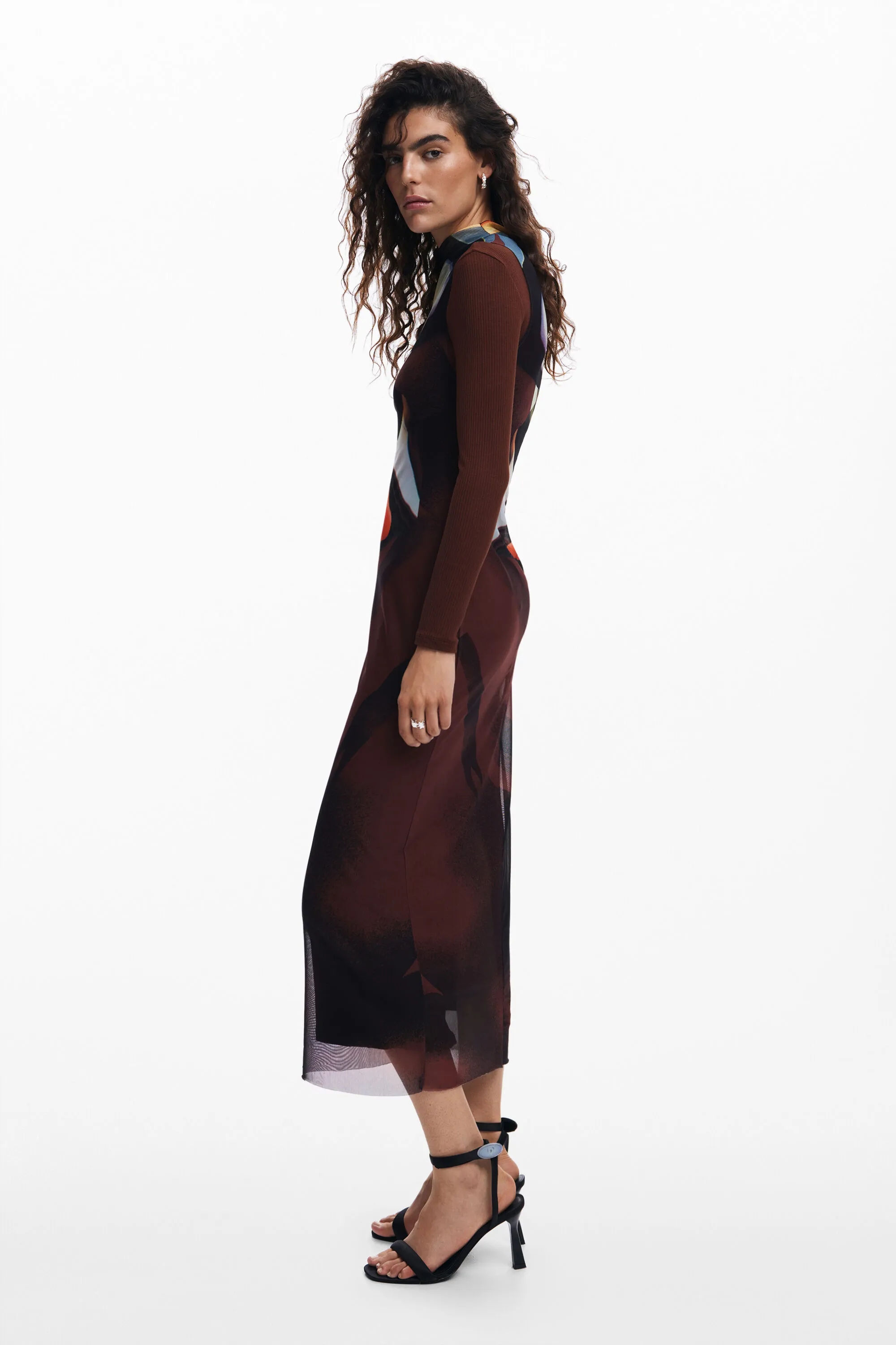 Vestit midi multiposició