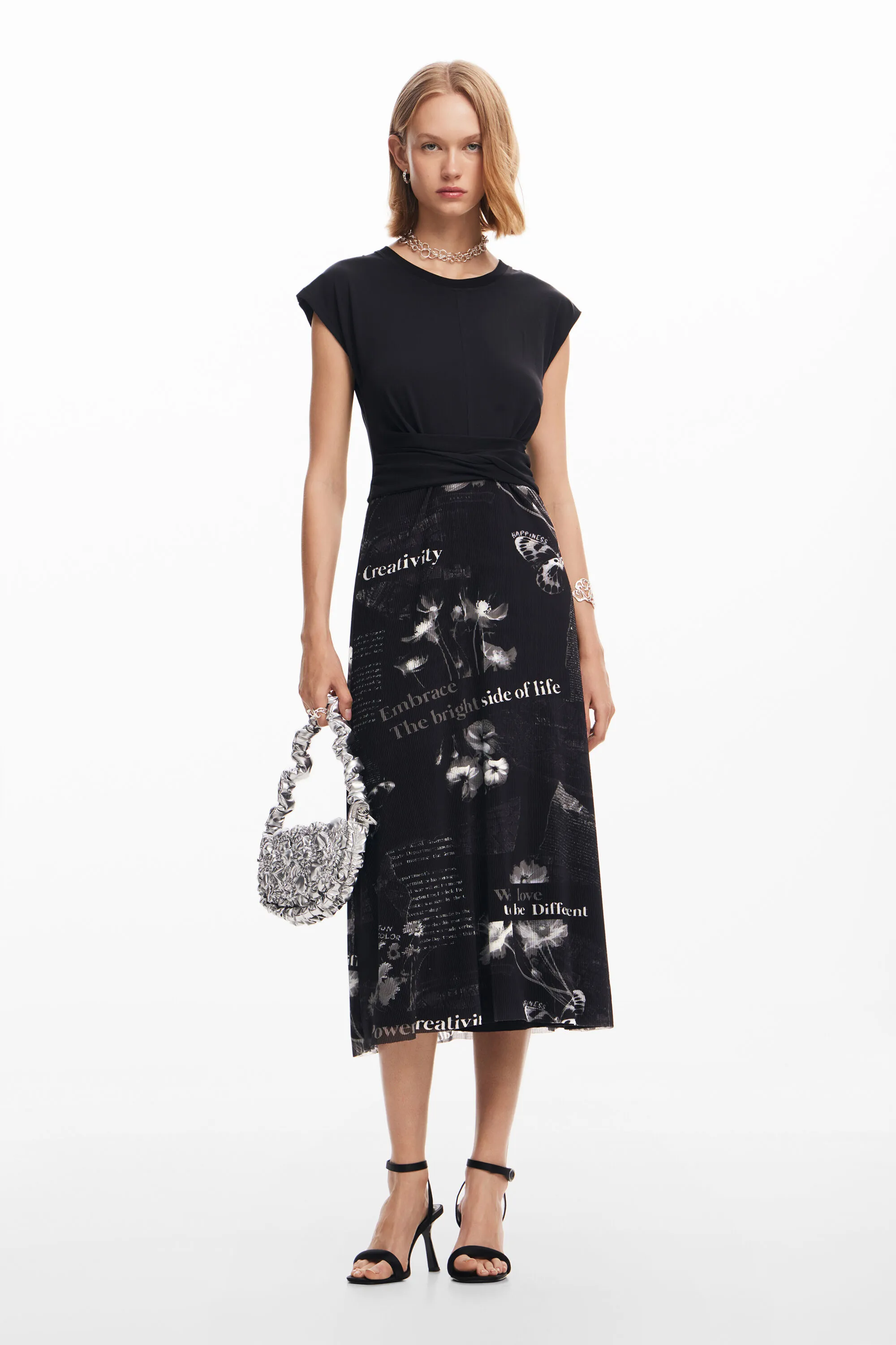 Vestit midi textos