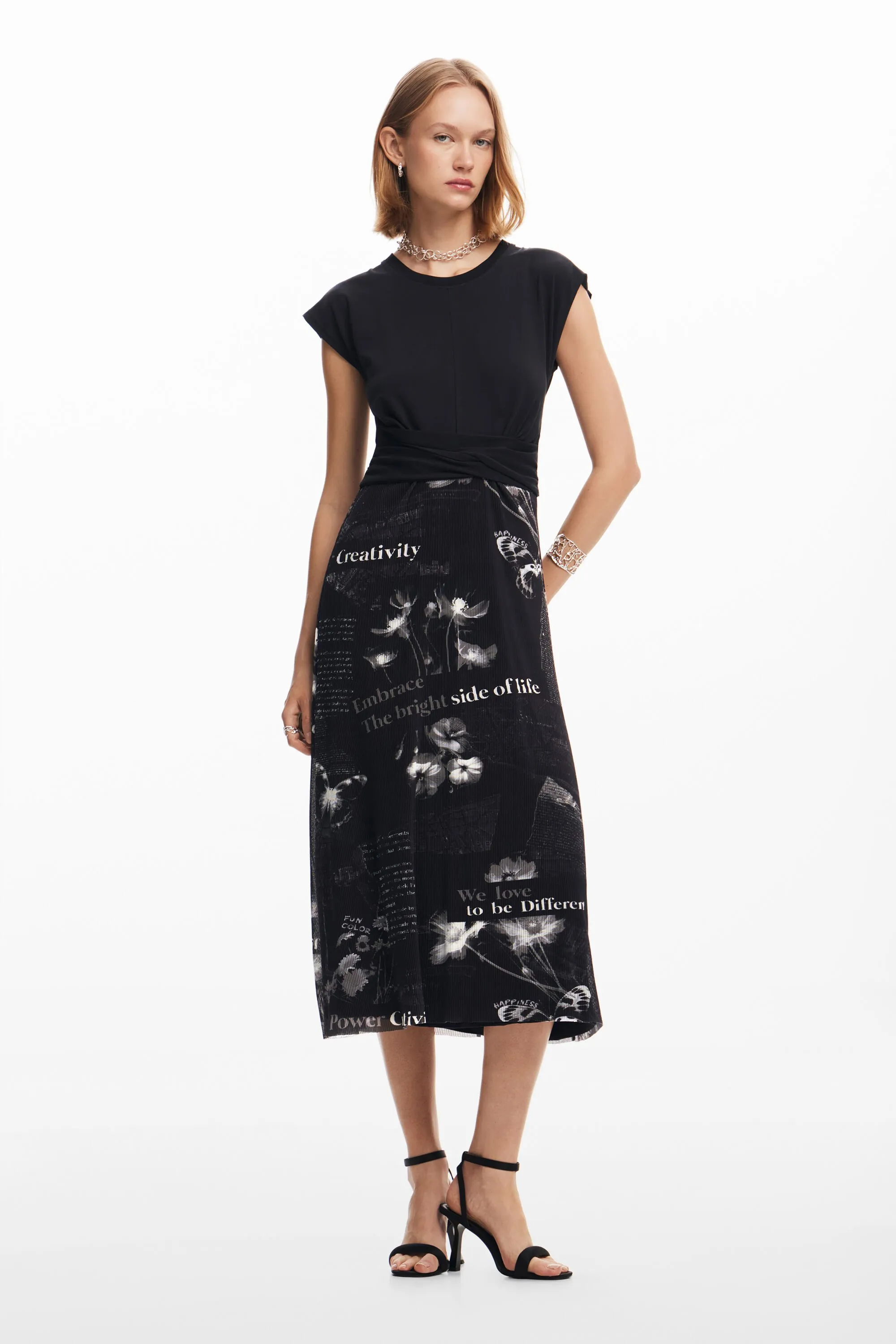 Vestit midi textos