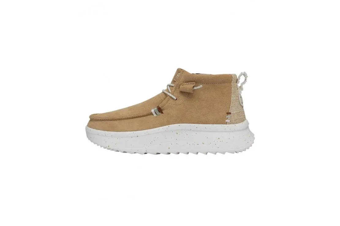 WENDY PEAK HI SUEDE  TAN CAMEL HD404111265 HEY DUDE