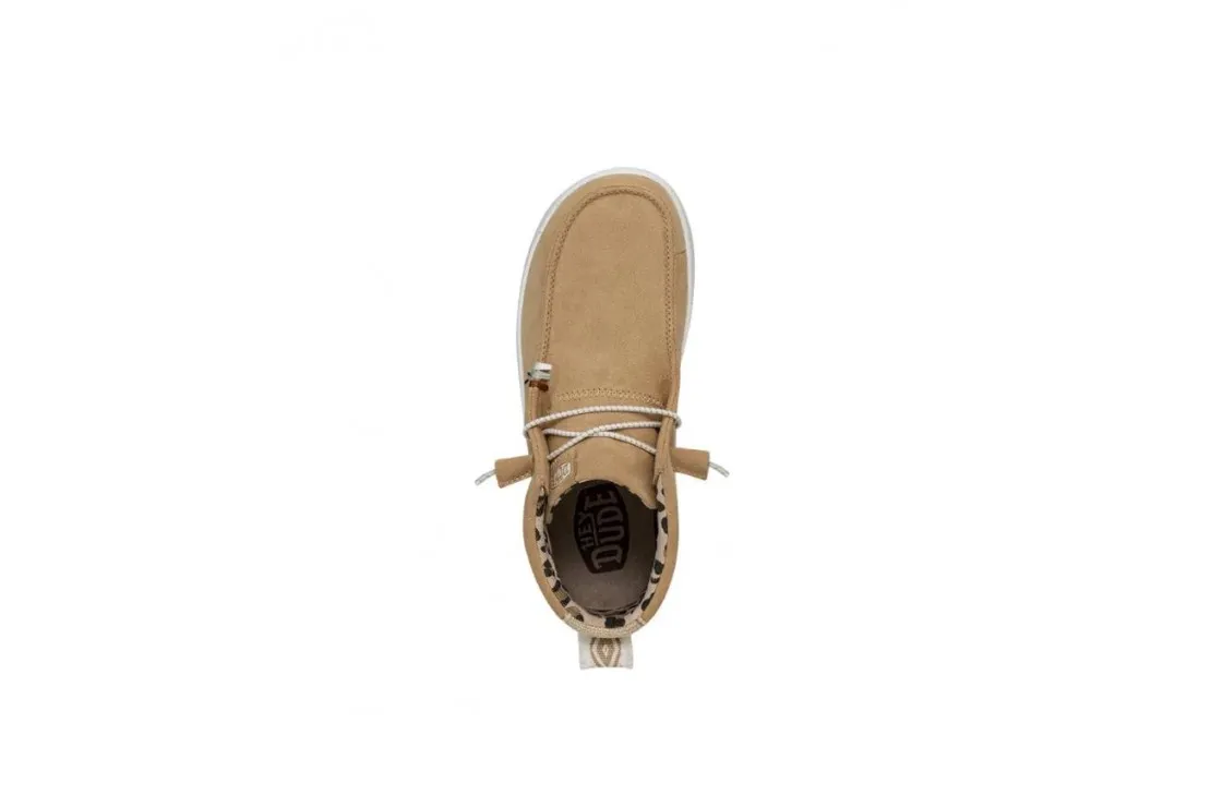 WENDY PEAK HI SUEDE  TAN CAMEL HD404111265 HEY DUDE