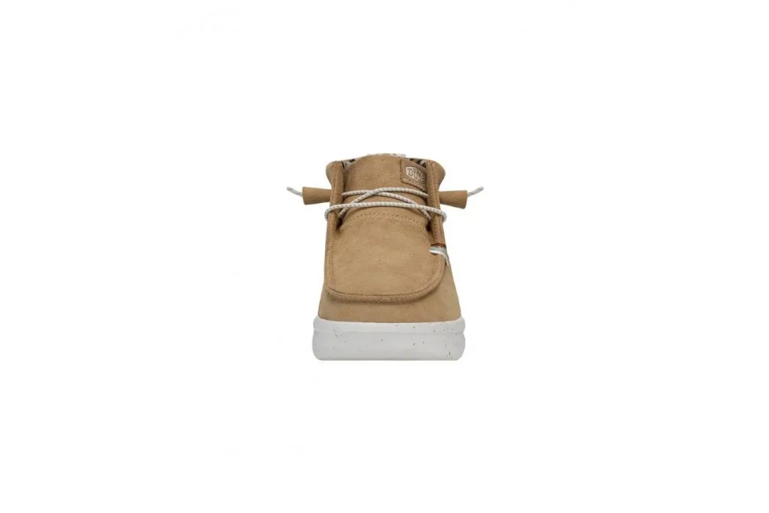 WENDY PEAK HI SUEDE  TAN CAMEL HD404111265 HEY DUDE