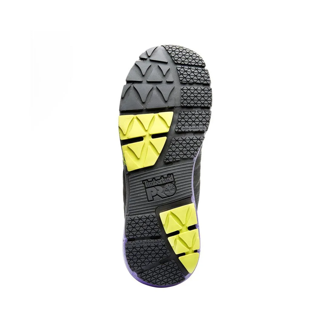 WOMEN'S RADIUS COMPOSITETOE WORK SHOE BLACK/PURPLE