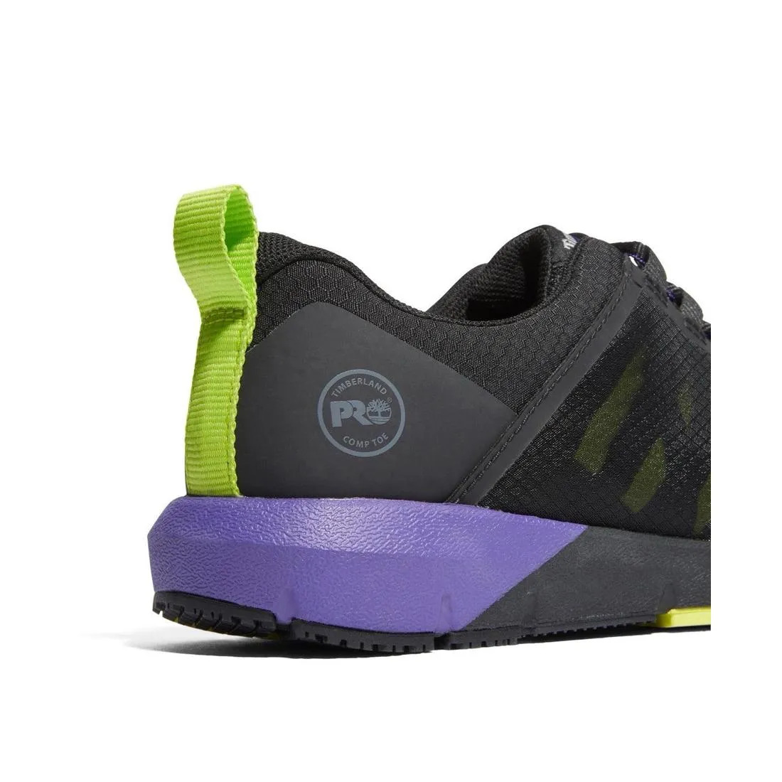 WOMEN'S RADIUS COMPOSITETOE WORK SHOE BLACK/PURPLE