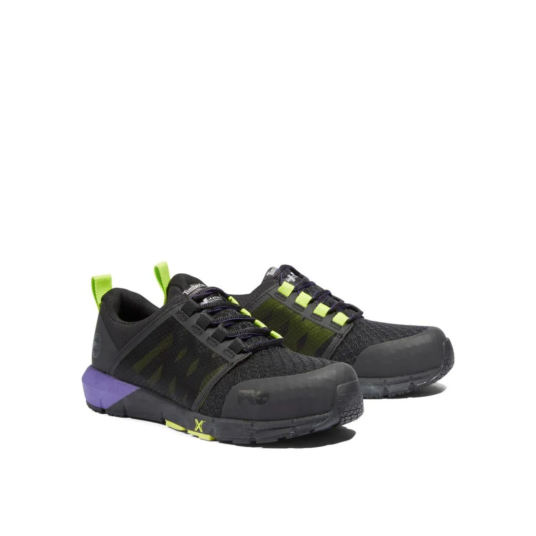 WOMEN'S RADIUS COMPOSITETOE WORK SHOE BLACK/PURPLE