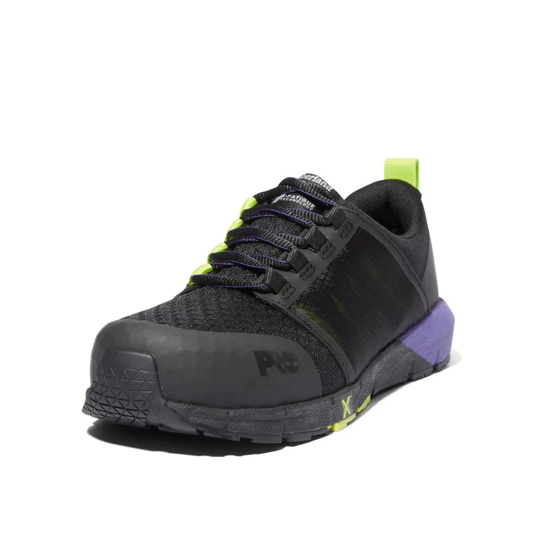 WOMEN'S RADIUS COMPOSITETOE WORK SHOE BLACK/PURPLE