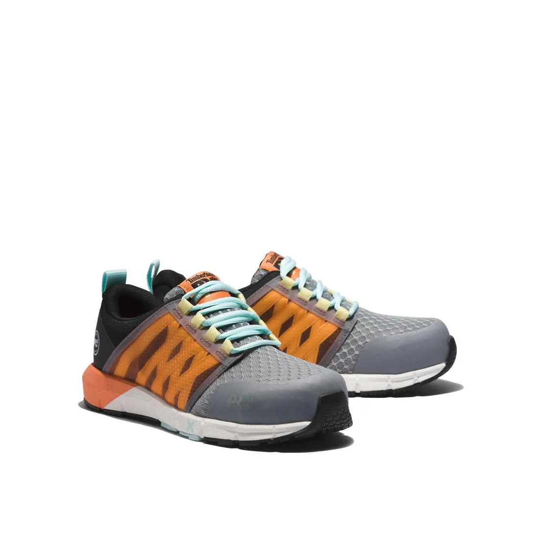 WOMEN'S RADIUS COMPOSITETOE WORK SHOE GREY/ORANGE