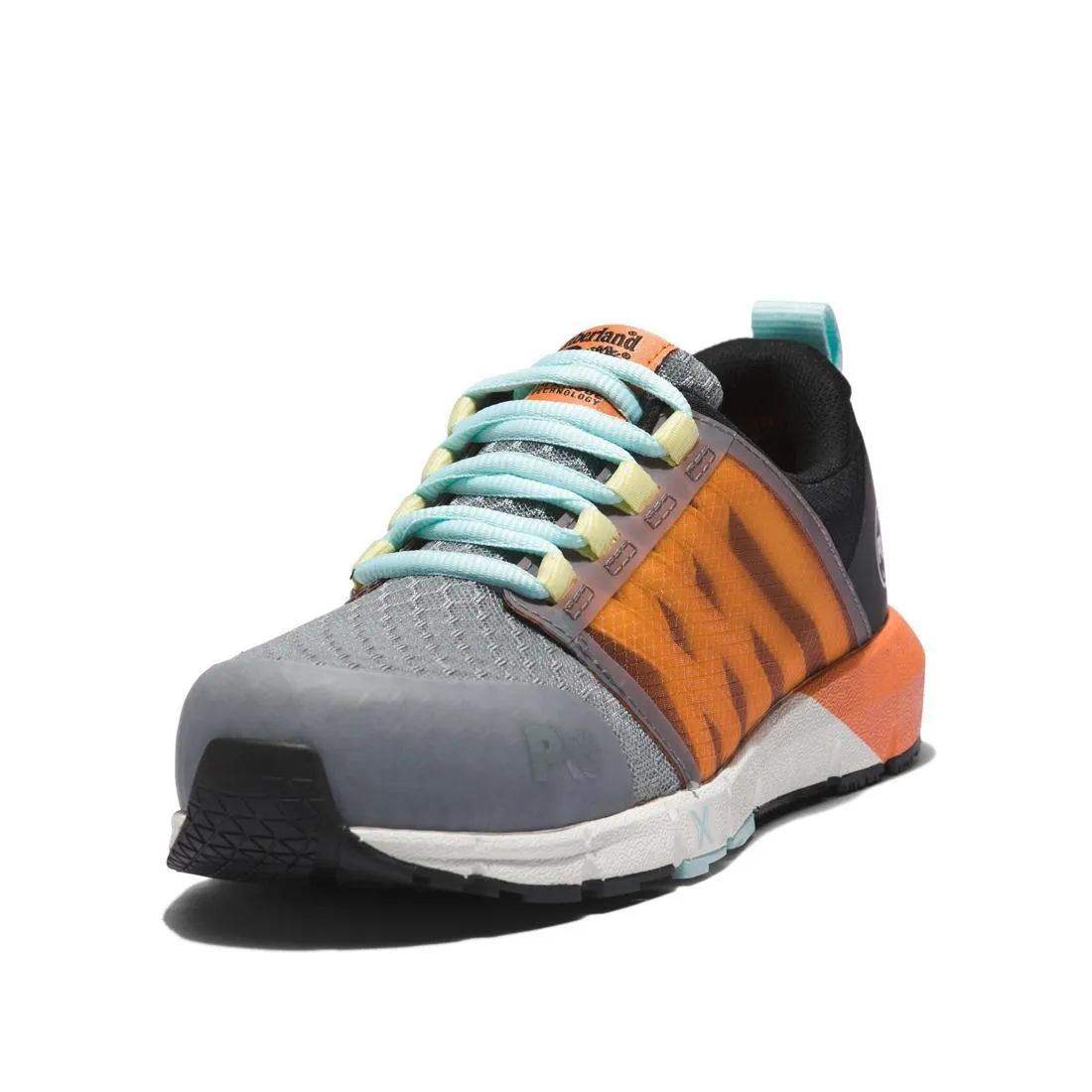 WOMEN'S RADIUS COMPOSITETOE WORK SHOE GREY/ORANGE