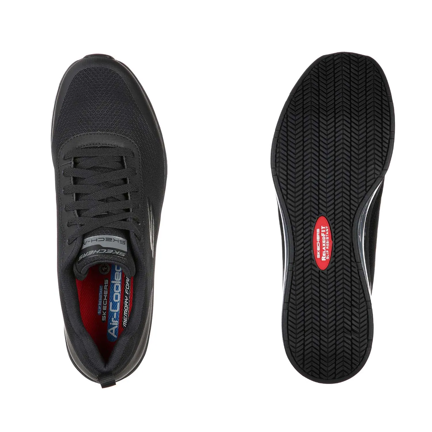 WOMEN'S RELAXED FIT SKECHAIR CHAMNESS SLIPRESISTANT SHOE
