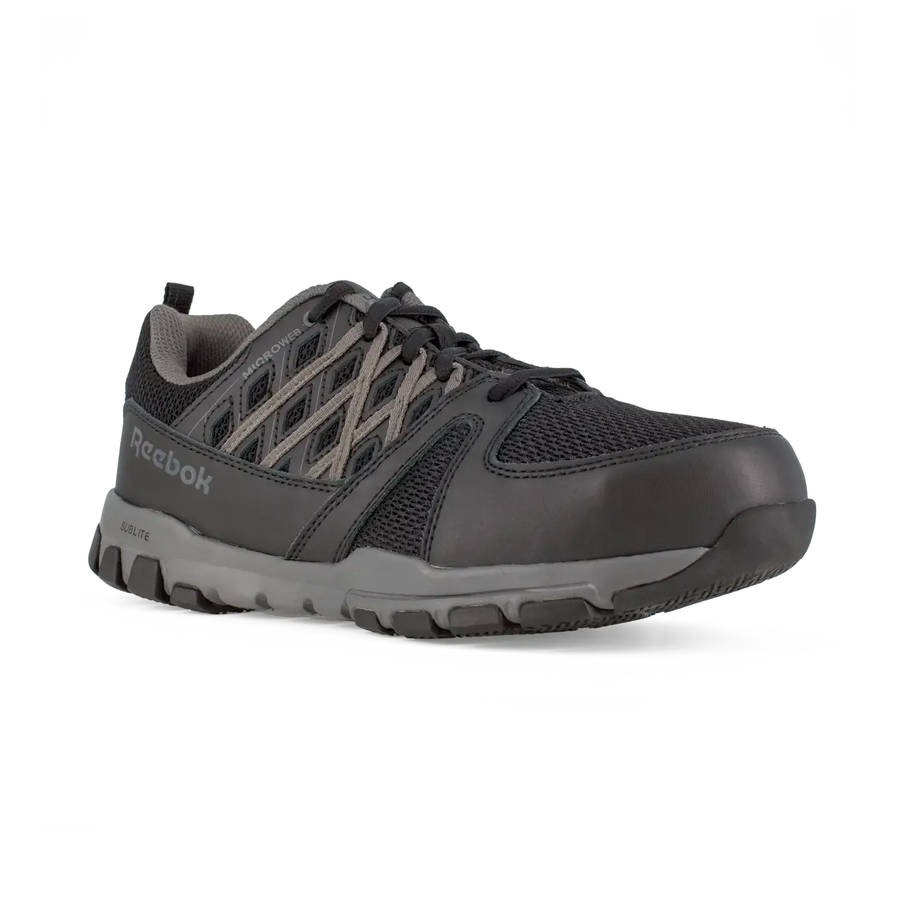 WOMEN'S SUBLITE STEELTOE ATHLETIC WORK SHOE BLACK/GREY
