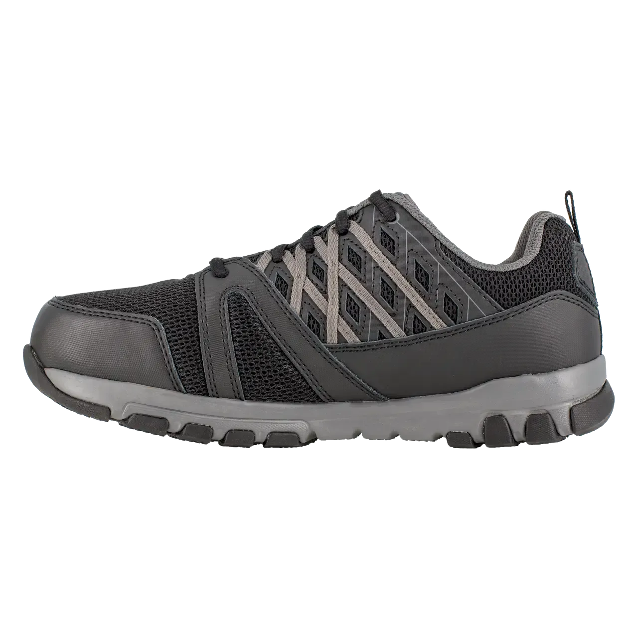 WOMEN'S SUBLITE STEELTOE ATHLETIC WORK SHOE BLACK/GREY