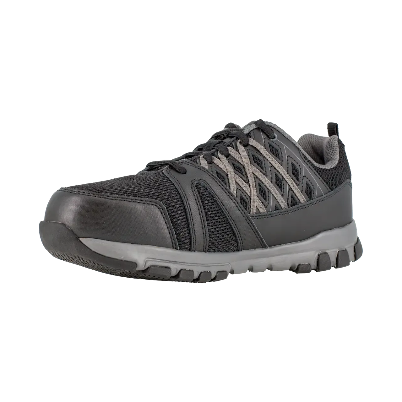 WOMEN'S SUBLITE STEELTOE ATHLETIC WORK SHOE BLACK/GREY