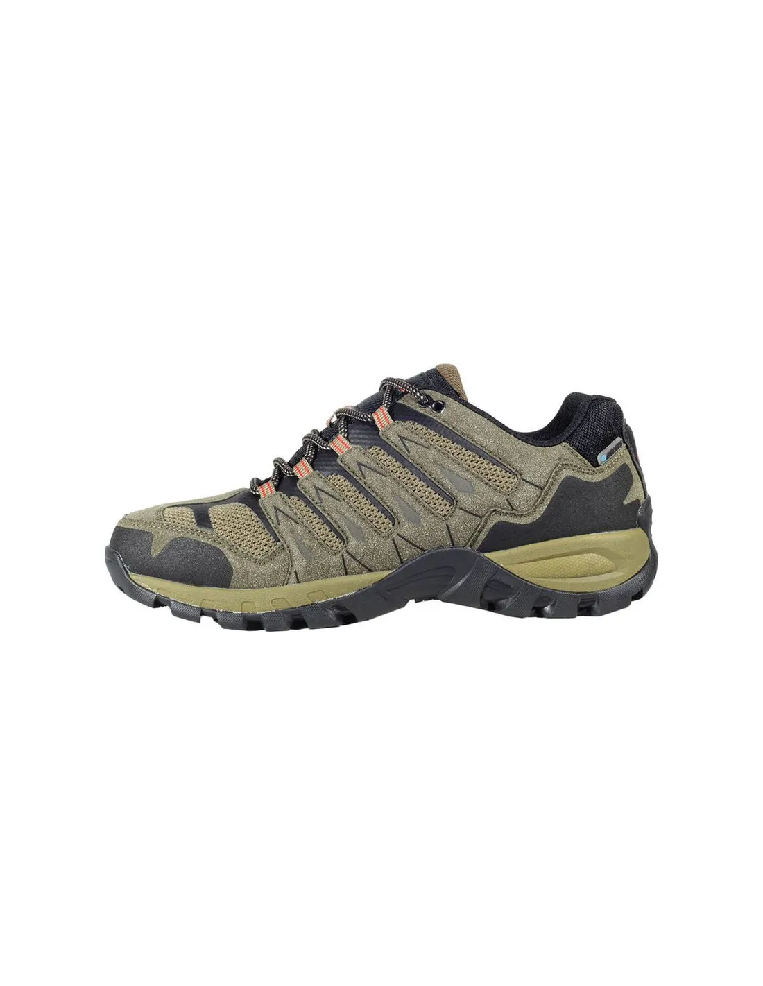 ZAPATILLAS DE MONTAñA HITEC CORZO LOW WATERPROOF VERDE HOMBRE