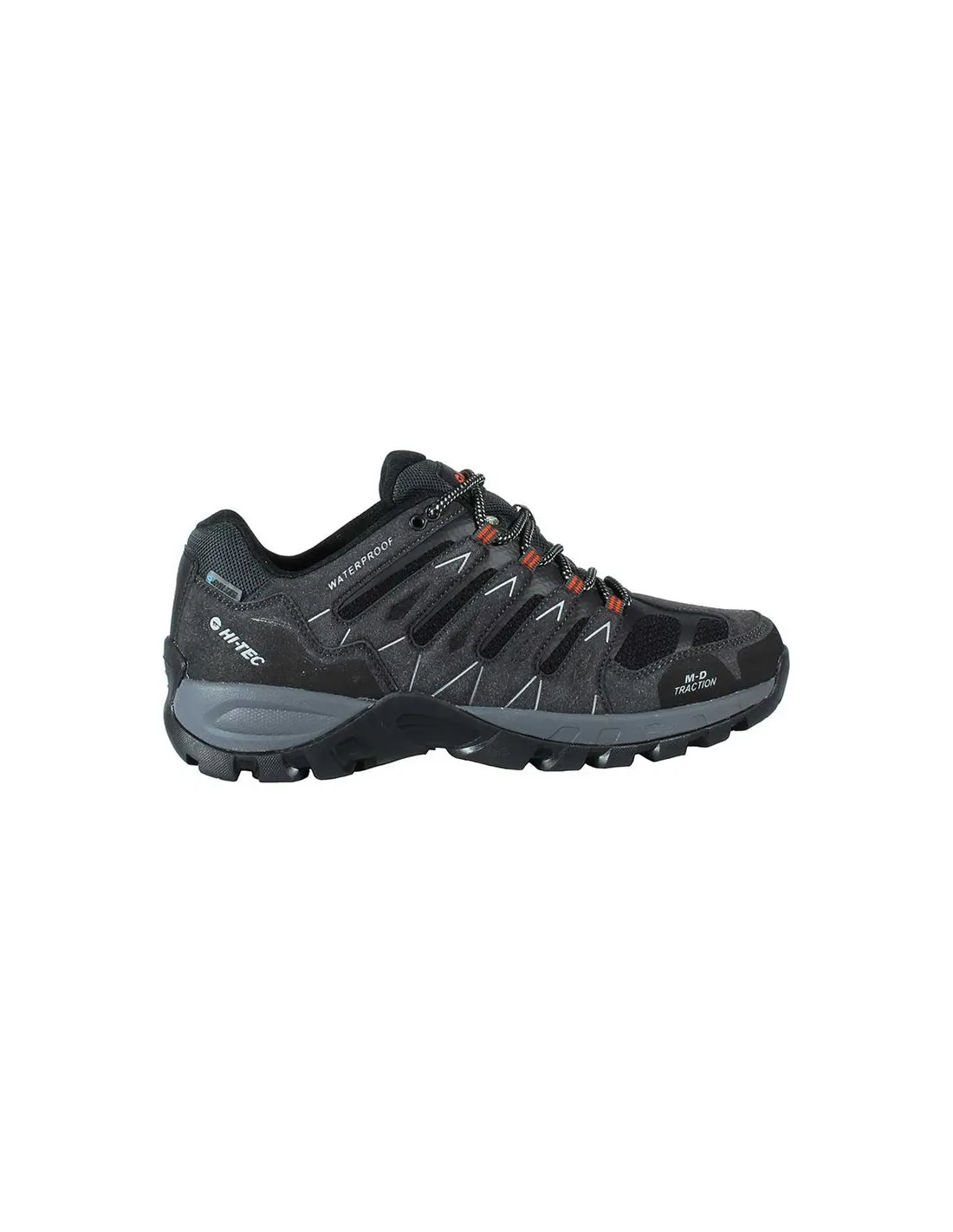ZAPATILLAS DE MONTAñA HITEC CORZO LOW WP HOMBRE NEGRO