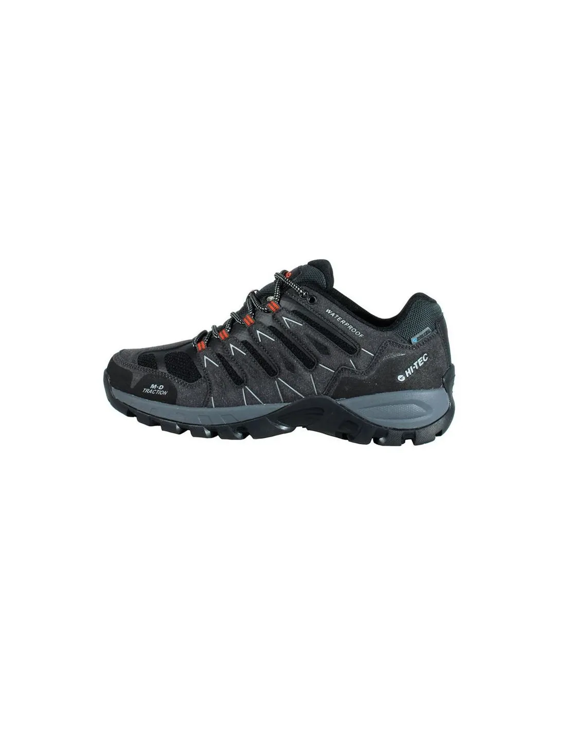ZAPATILLAS DE MONTAñA HITEC CORZO LOW WP HOMBRE NEGRO