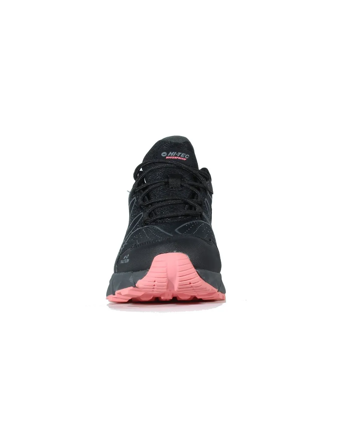 ZAPATILLAS DE MONTAñA HITEC KINYETI WATERPROOF BLACK/GEORGIA PEACH MUJER