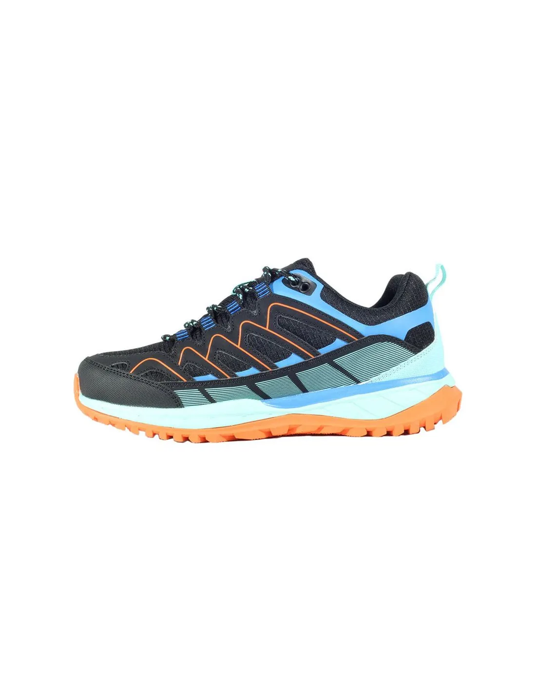 ZAPATILLAS DE MONTAñA HITEC LANDER LOW WATERPROOF NEGROORANGE MUJER