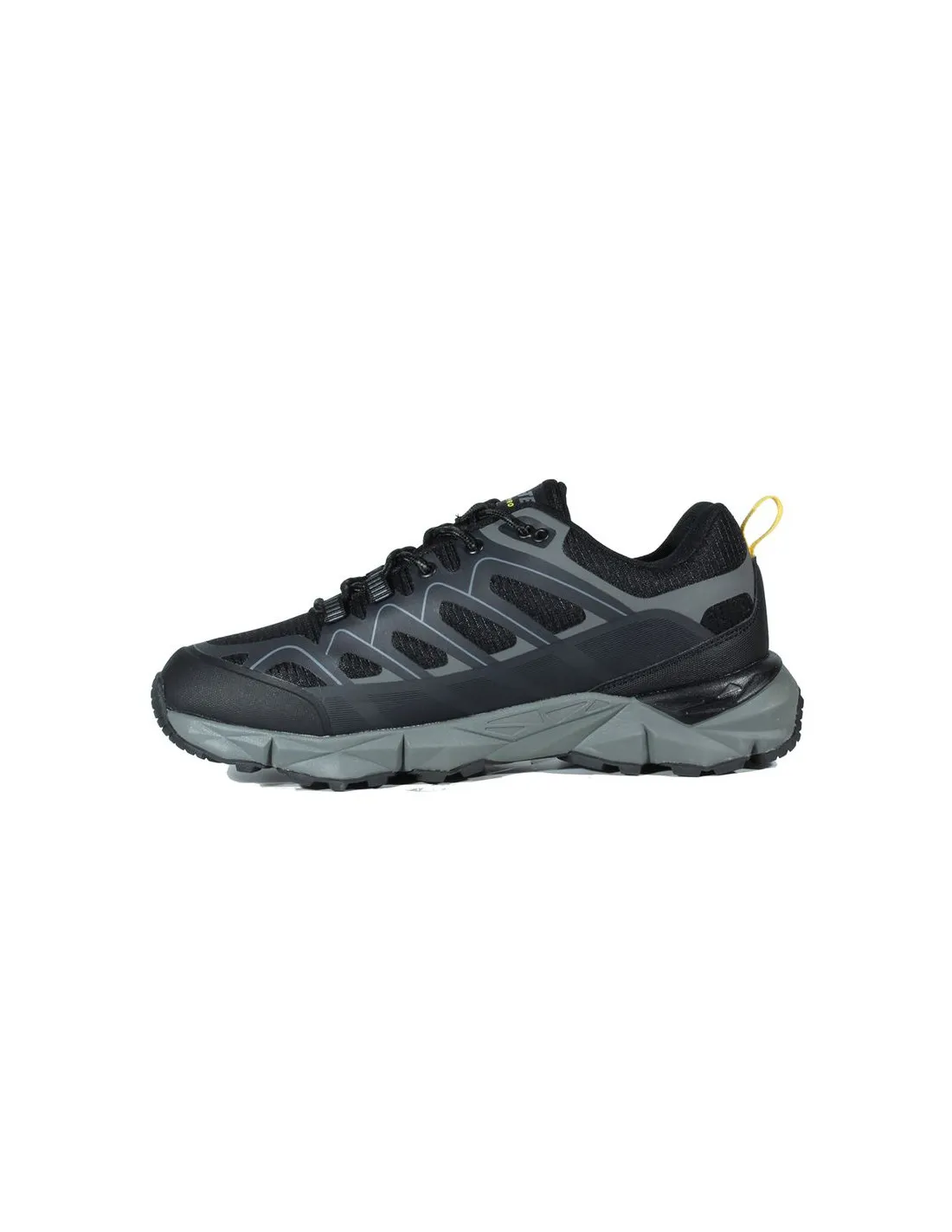 ZAPATILLAS DE MONTAñA HITEC SOIRA LOW WATERPROOF CHARCOAL/SUPER LEMON HOMBRE