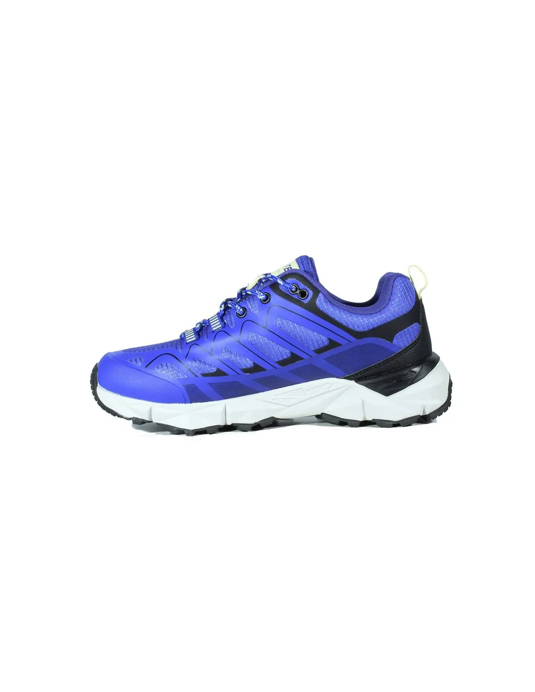 ZAPATILLAS DE MONTAñA HITEC SOIRA LOW WATERPROOF ROYAL BLUE/BLACK/CITRON MUJER
