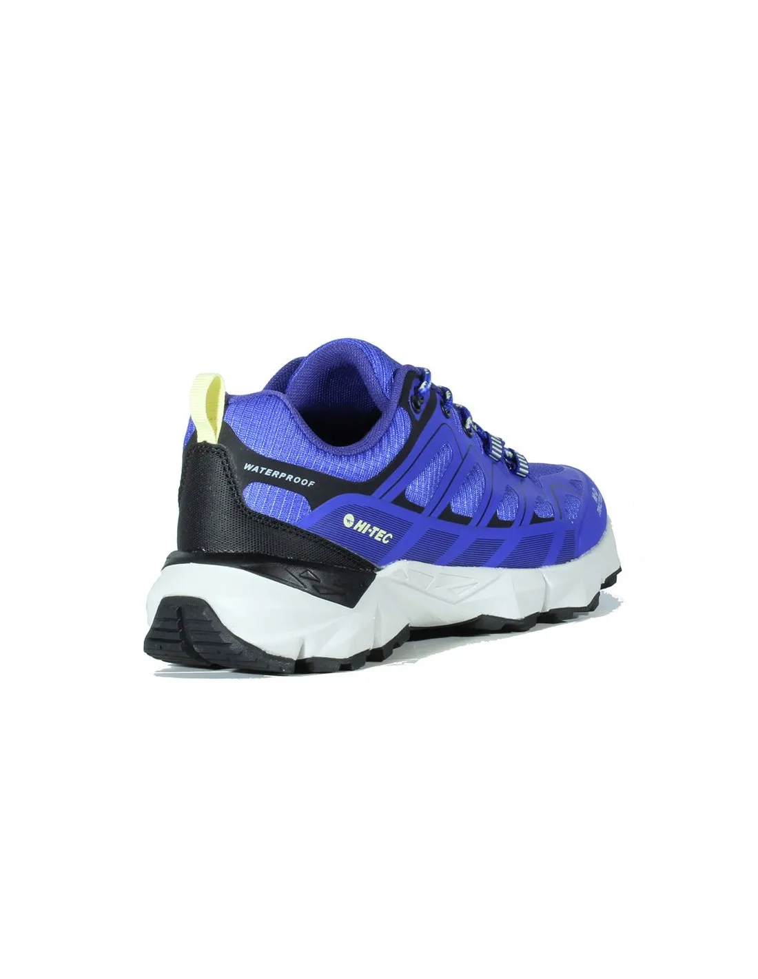 ZAPATILLAS DE MONTAñA HITEC SOIRA LOW WATERPROOF ROYAL BLUE/BLACK/CITRON MUJER
