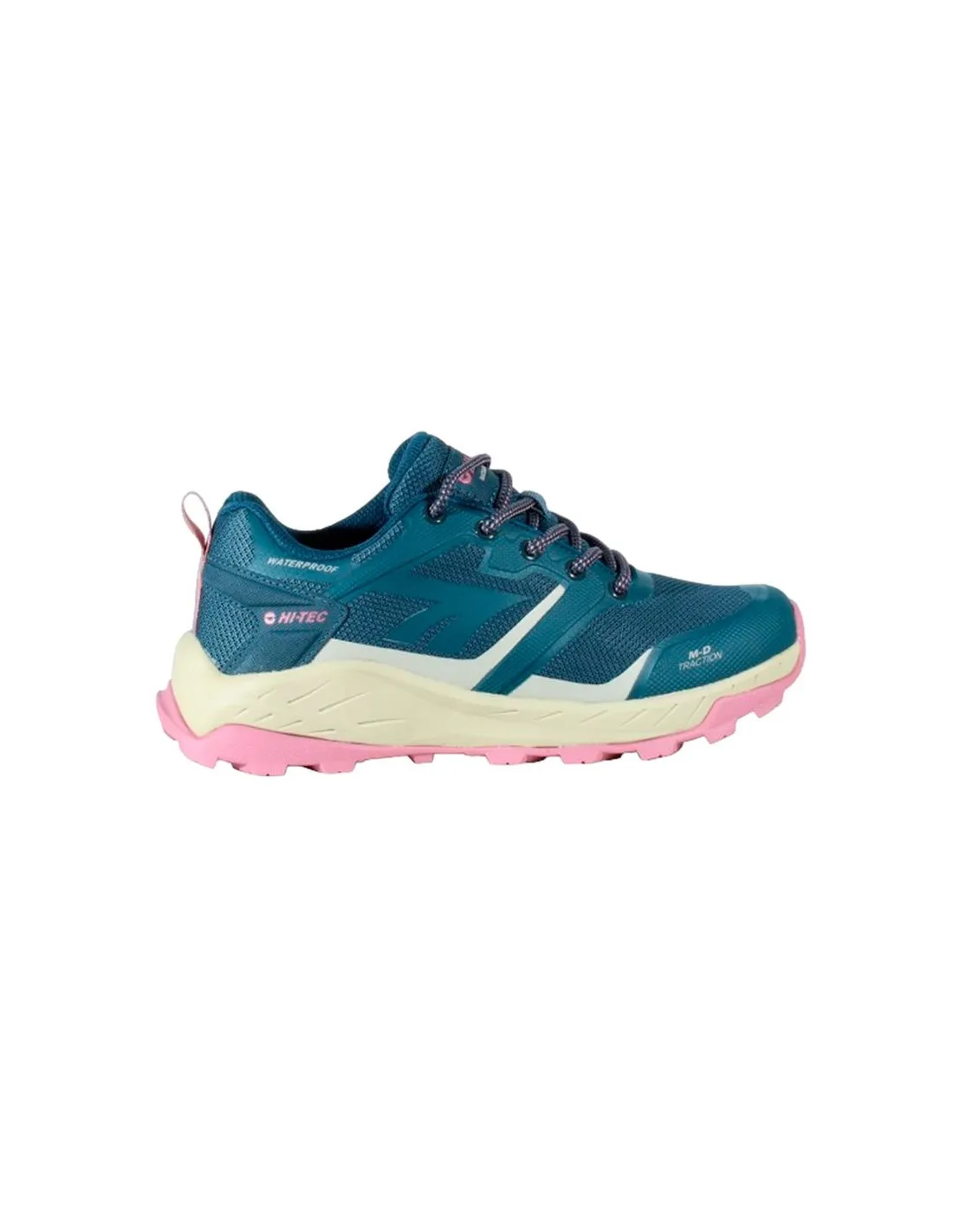 ZAPATILLAS DE MONTAñA HITEC TOUBKAL LOW WP MUJER GRIS