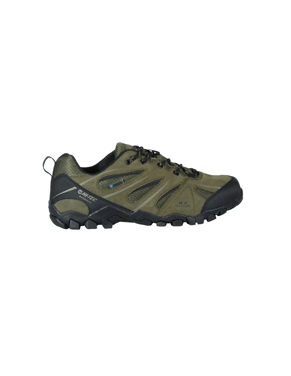 ZAPATILLAS DE MONTAñA HITEC WALKER WATERPROOF VERDE HOMBRE