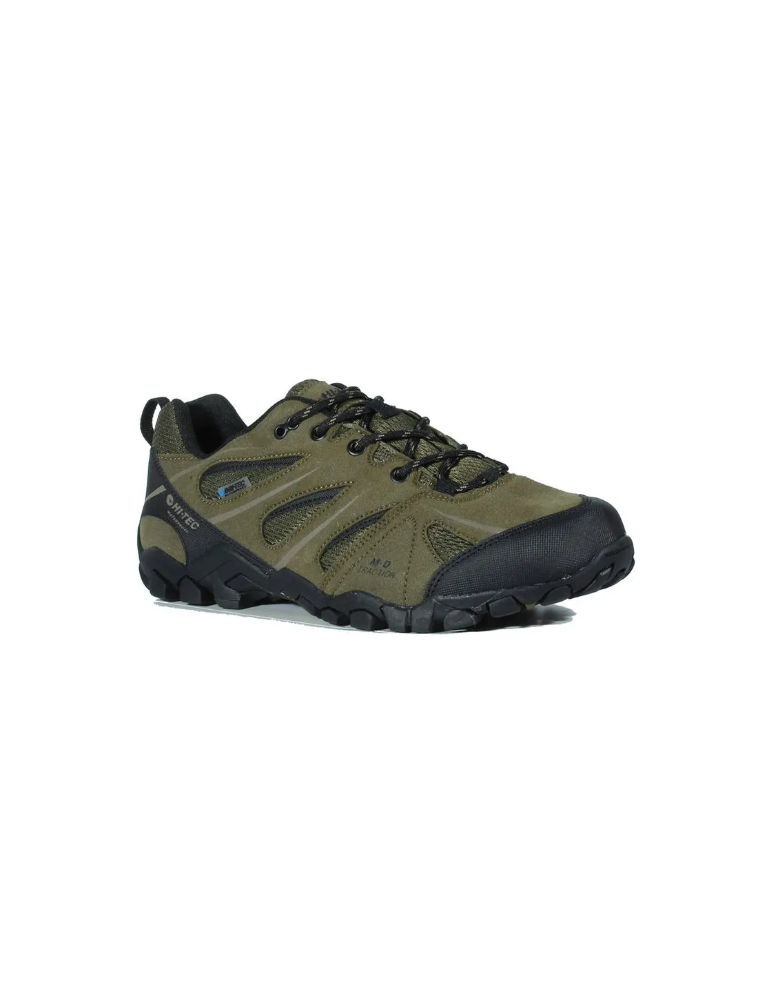 ZAPATILLAS DE MONTAñA HITEC WALKER WATERPROOF VERDE HOMBRE