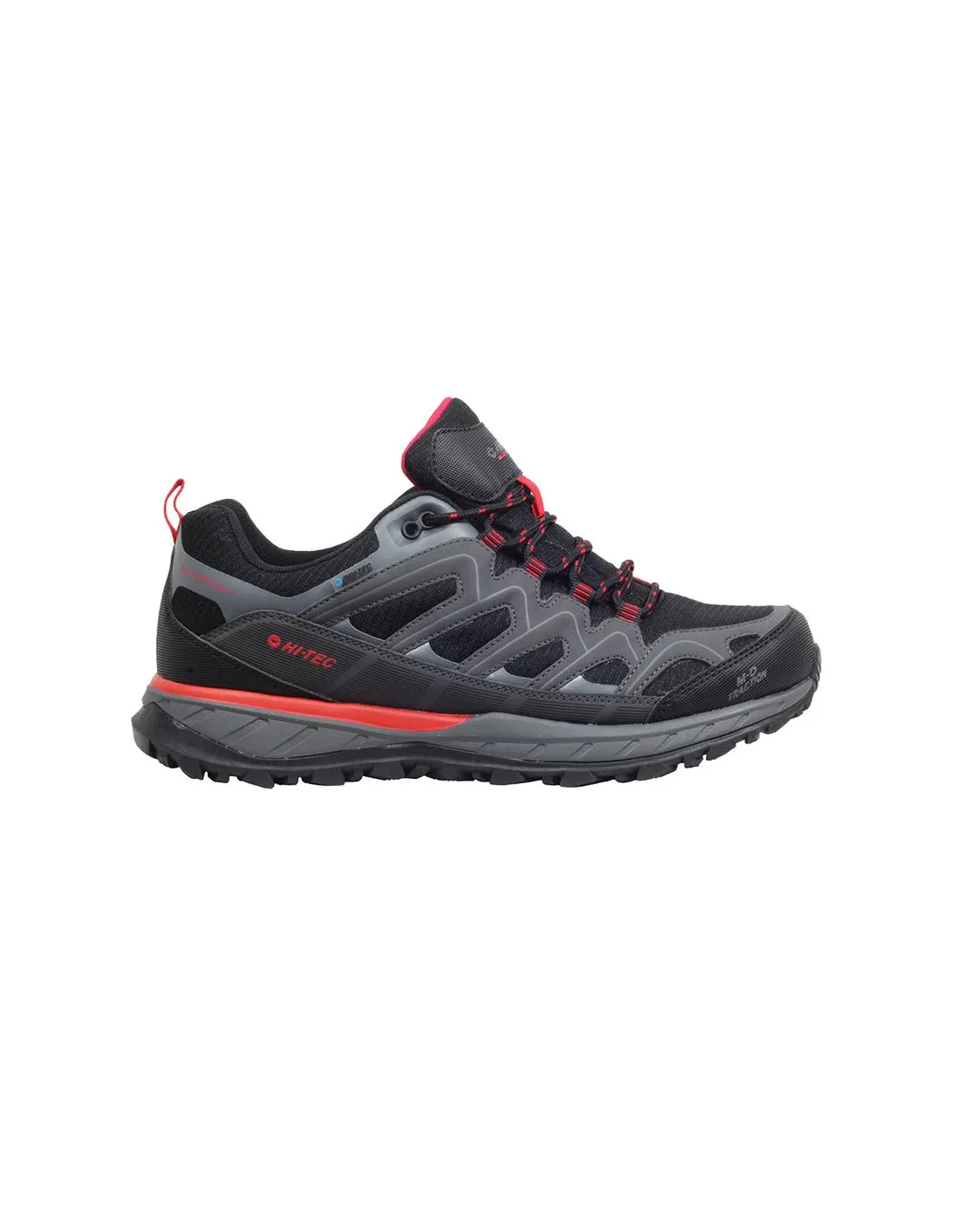 ZAPATILLAS NEGRAS DE MONTAñA HITEC LANDER LOW HOMBRE