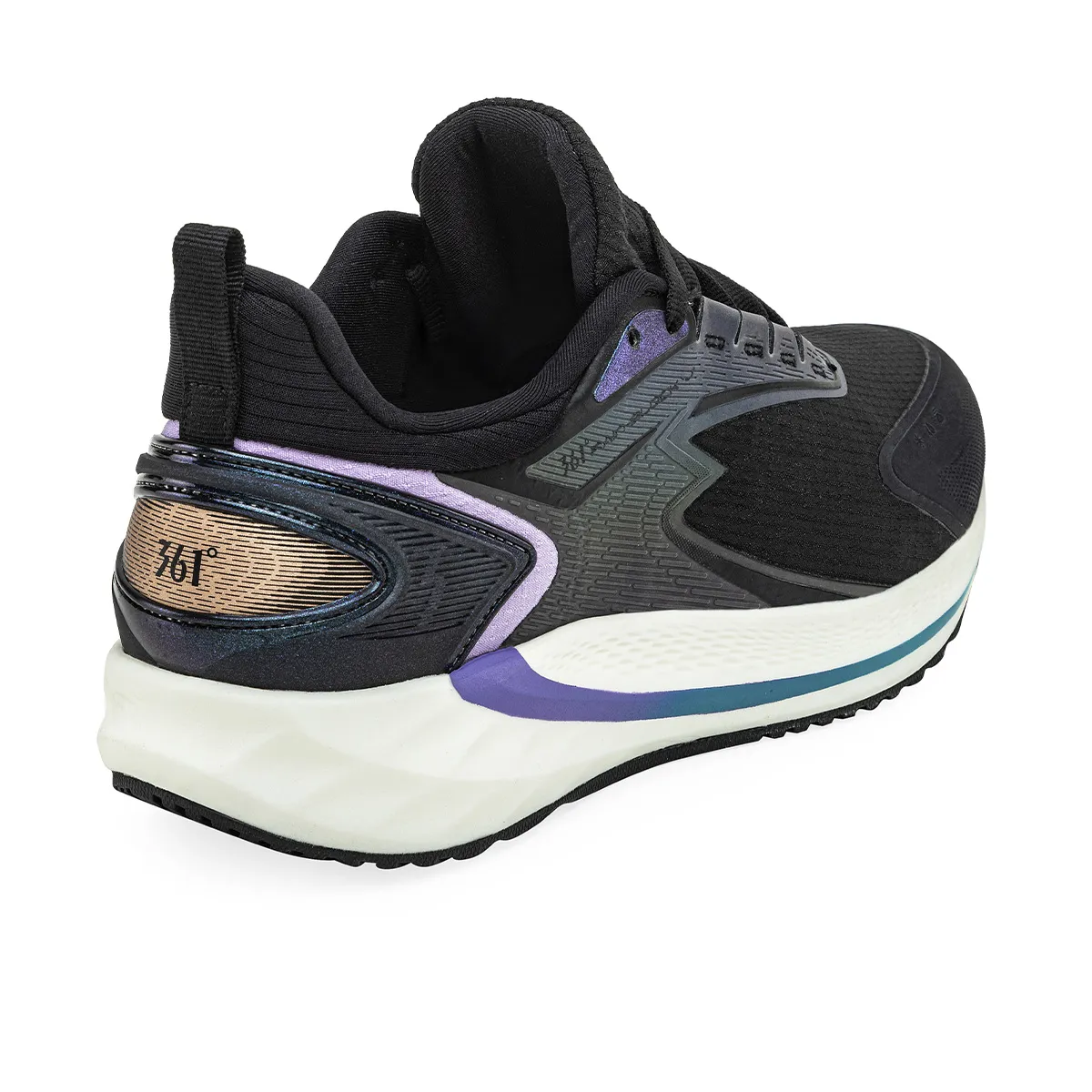 Zapatillas Running 361° Cushioning Mujer Negra