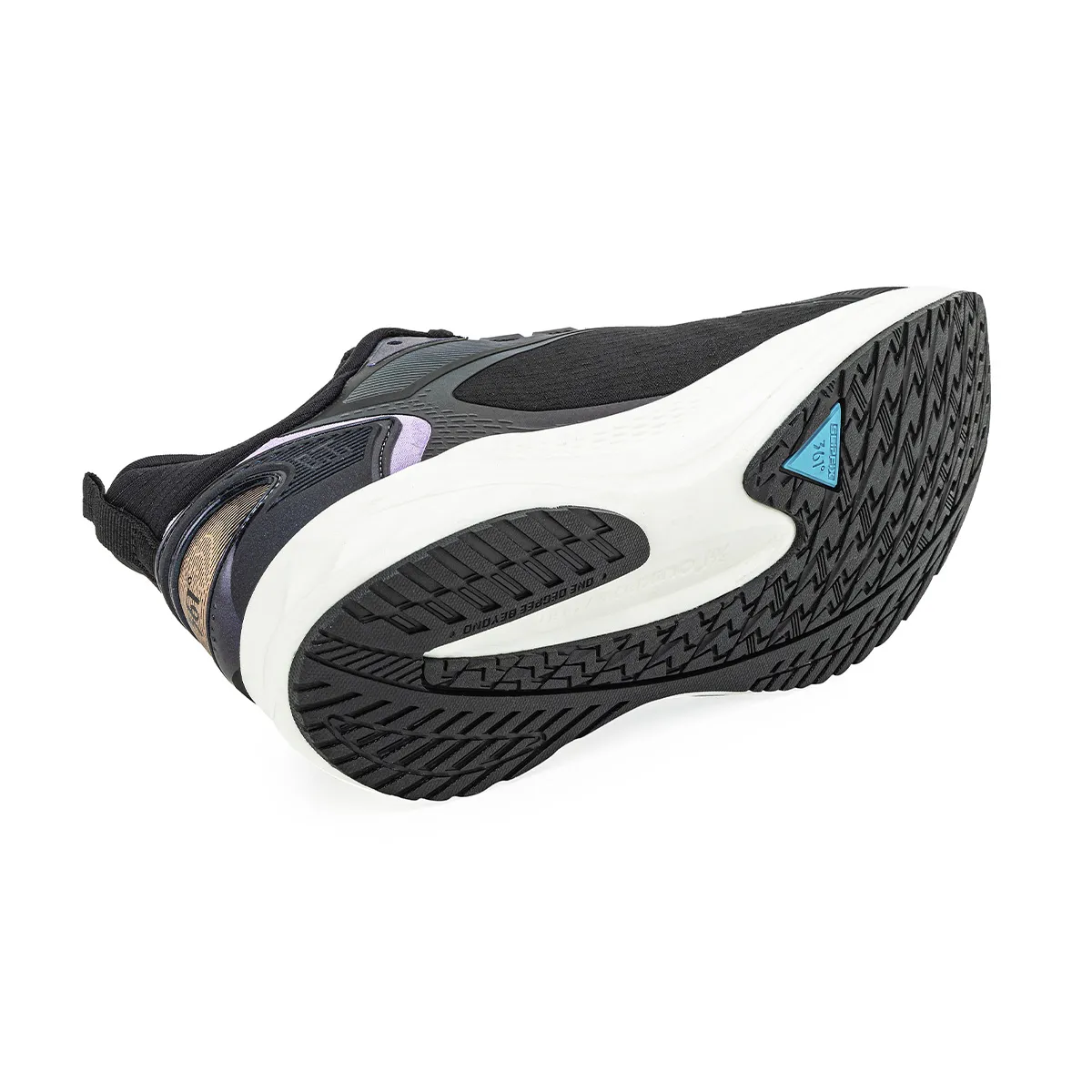 Zapatillas Running 361° Cushioning Mujer Negra